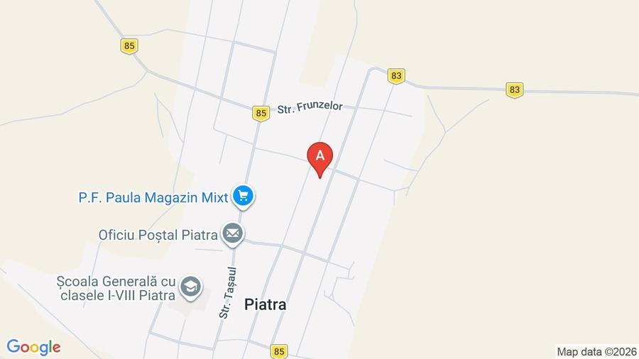Casă individuală cu 3 camere cu Teren 2760 Mp în Piatra
