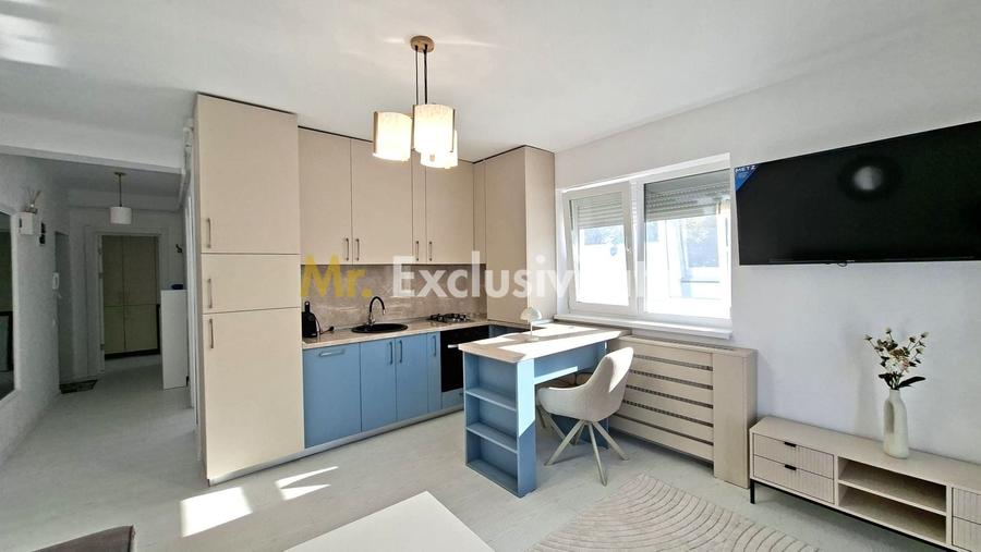 Apartament cu 2 camere decomandat, mobilat în Exterior Est
