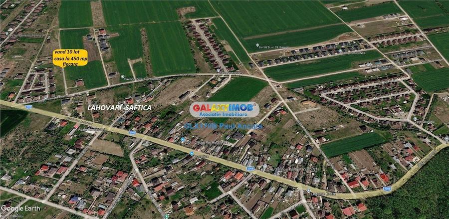 Teren Construcții intravilan de 554 mp, în Săftica