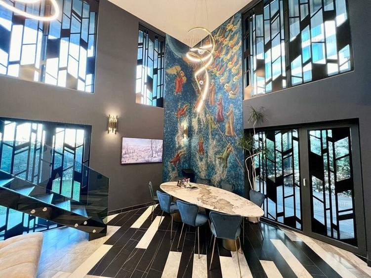 Penthouse cu 4 camere semidecomandat, mobilat în Aviației