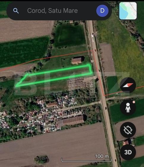 Teren Construcții intravilan de 2857 mp, în Corod