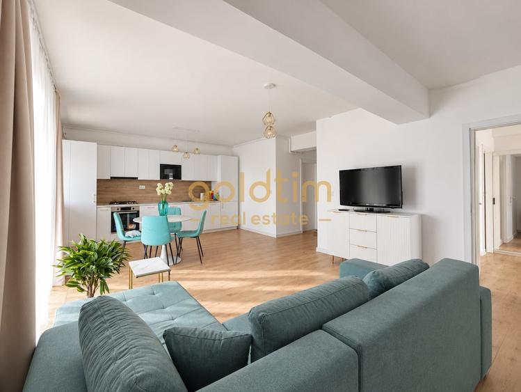 Apartament cu 3 camere decomandat, mobilat în Pipera