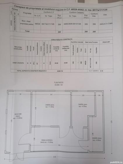 Casă cu 2 camere în Central