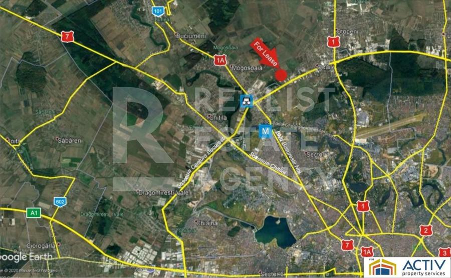 Spațiu industrial, de 497 mp, în Exterior Nord