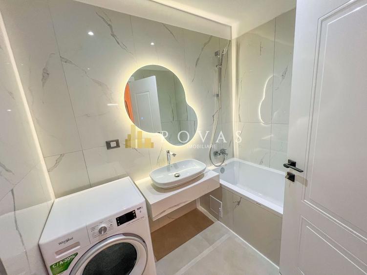 Apartament cu 2 camere semidecomandat, mobilat în Pipera