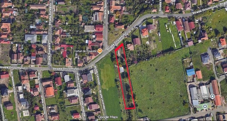 Teren de 2500 mp, în Bujac