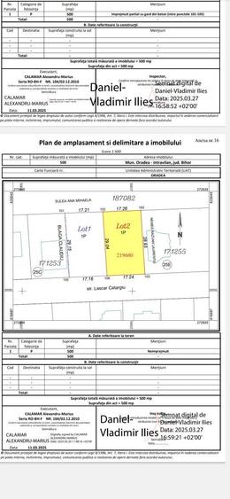 Teren de 500 mp, în Oșorhei