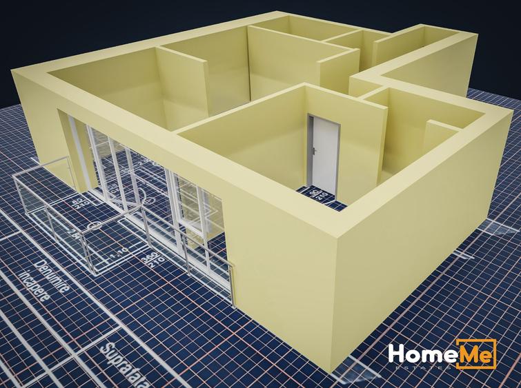 Apartament cu 2 camere decomandat în Titan