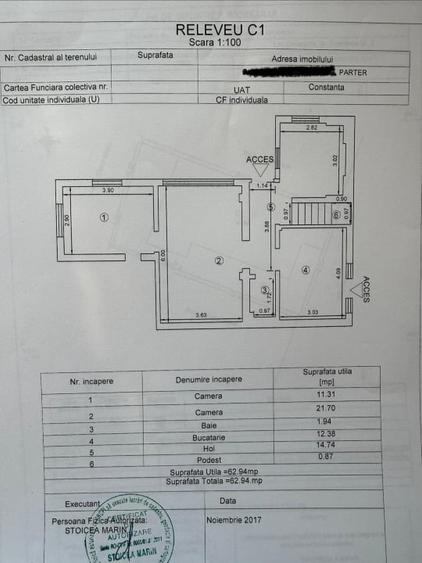 Casă individuală cu 4 camere cu Canalizare în Trocadero