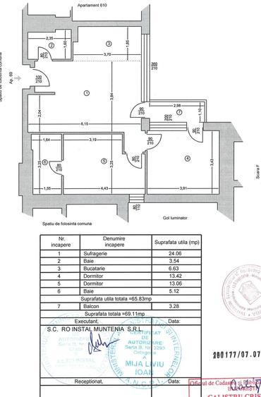 Apartament cu 3 camere semidecomandat, mobilat în Liviu Rebreanu