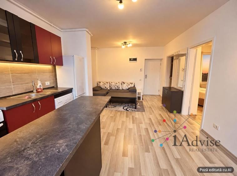 Apartament cu 2 camere nedecomandat, mobilat în Răcădău