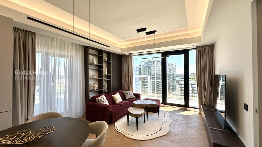 Apartament cu 3 camere semidecomandat, mobilat în Floreasca