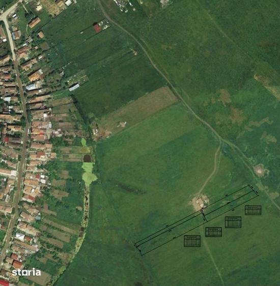 Teren de 1073 mp, în Podari