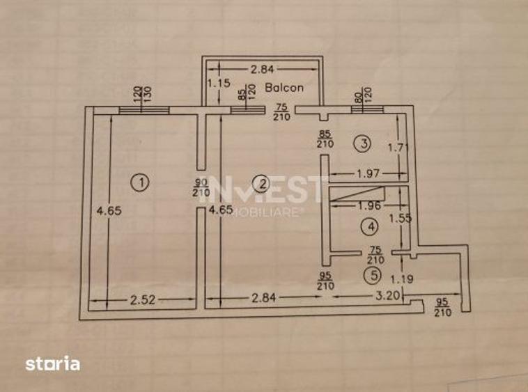 Apartament cu 2 camere nedecomandat, mobilat în Tătărași