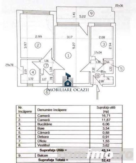 Vanzare Apartament 2 Camere Semidecomandat Berceni-Aliorului - 6