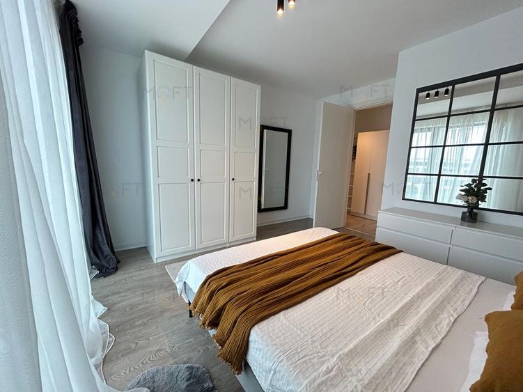 Apartament cu 2 camere decomandat, mobilat în Barbu Văcărescu