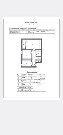 Apartament cu 2 camere decomandat în Nicolae Grigorescu