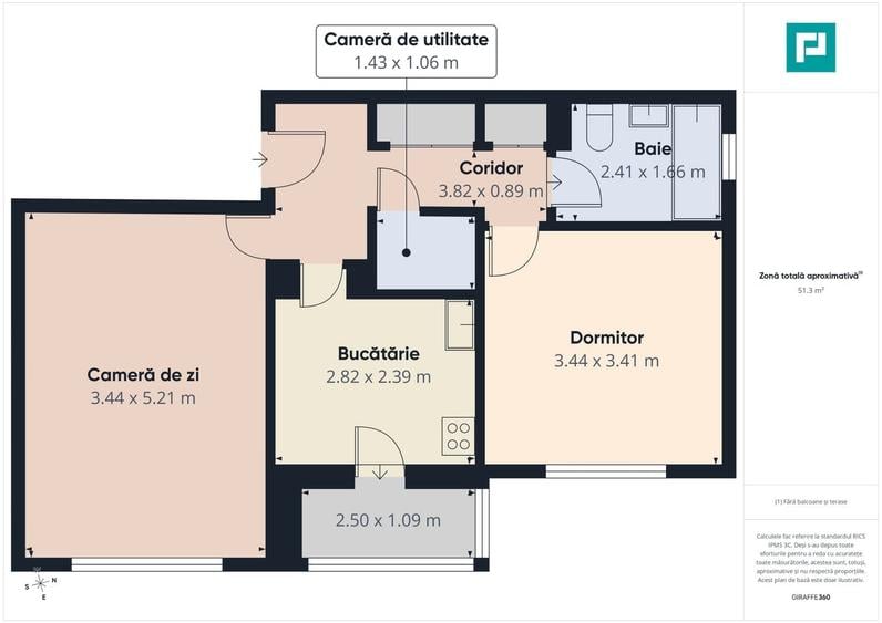 APARTAMENT 2 CAMERE LA PARTER – BANU MĂRĂCINE - 8