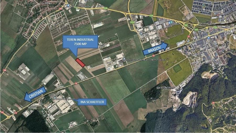 Teren Construcții extravilan de 7500 mp, în Cristian