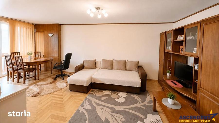 Apartament cu 3 camere decomandat, mobilat în Centrul Civic