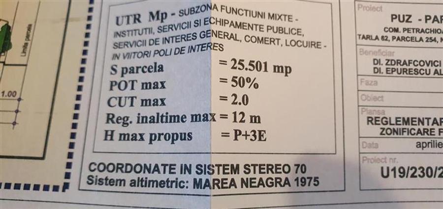 Teren Construcții intravilan de 25000 mp, în Petrăchioaia