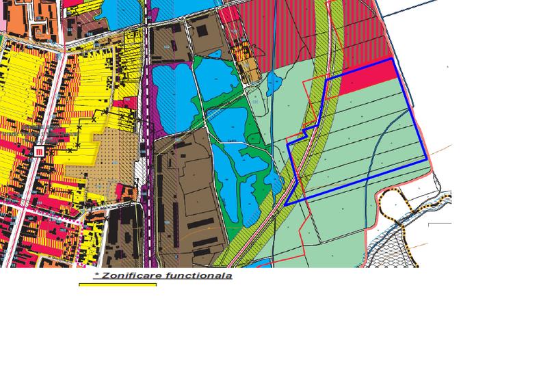 Teren Construcții intravilan de 96400 mp, în Vest