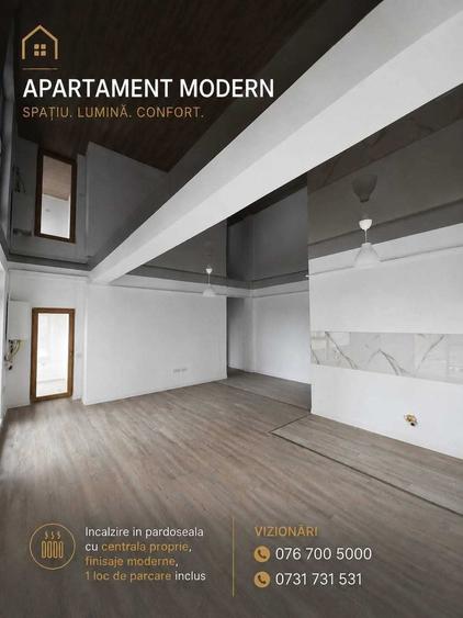 Apartament cu 2 camere decomandat în Central