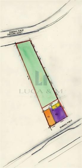 Casă cu 3 camere cu Teren 1300 Mp în Izvin