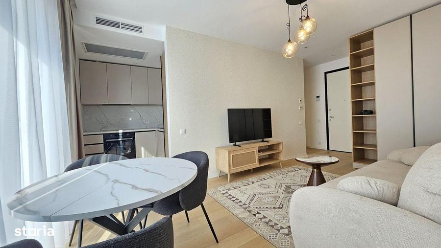 Apartament cu 2 camere, mobilat în Tei