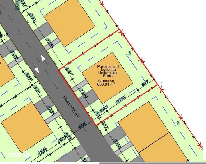 COMISION 0% | Teren 600 mp | Autorizatie Casa Individuala | Corusu - 2