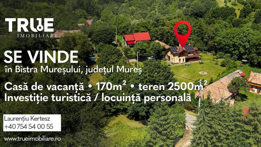 Casă individuală cu 4 camere cu Canalizare în Bistra Mureșului