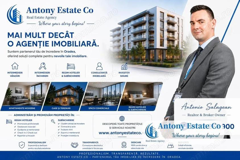 Apartament cu 3 camere semidecomandat în Central