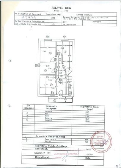 Casă cu 4 camere în Domnești