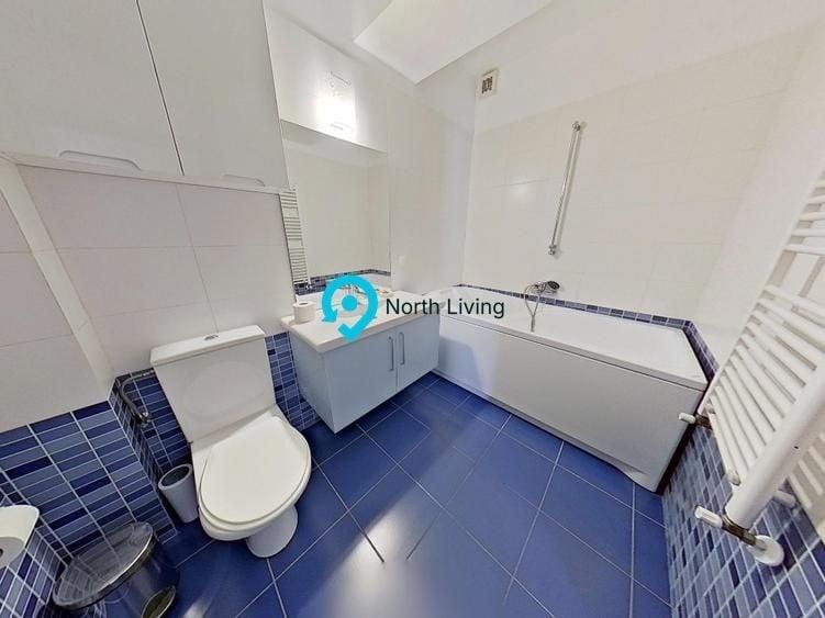 Apartament cu 3 camere semidecomandat, mobilat în Nord-Est