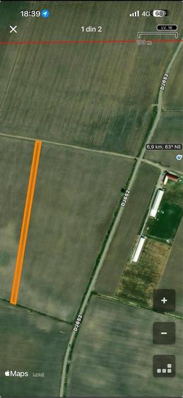 Teren de 3300 mp, în Preajba
