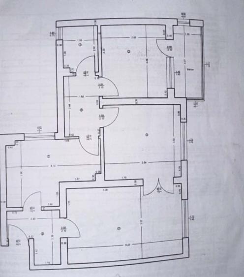 Apartament cu 3 camere decomandat în Gării