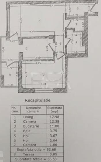 2 camere, et 8/10, 57mp, parcare-GranVia Park/ Lujerului - 10