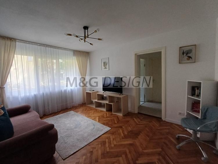 Apartament cu 2 camere semidecomandat, mobilat în Take Ionescu
