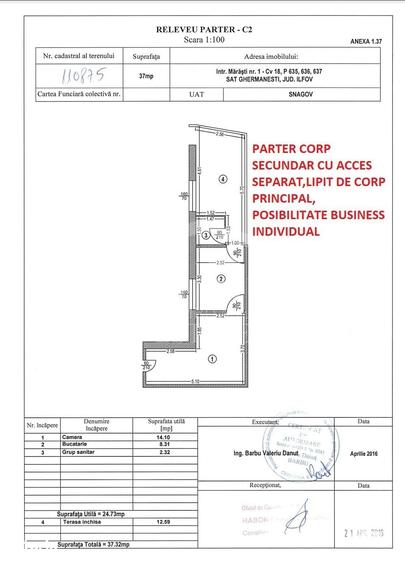 Spațiu comercial, de 400 mp, în Snagov