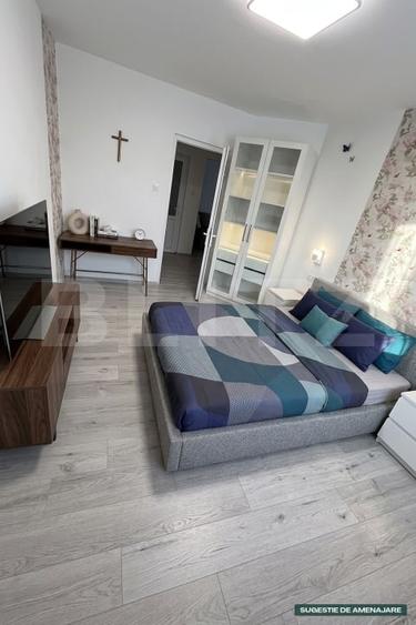 Apartament 2 camere, 61mp, parcare inclusă, balcon, Zona Florilor - 8