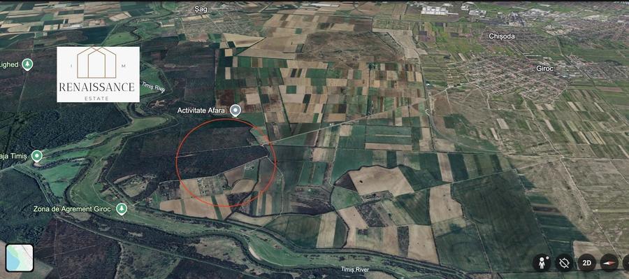 Teren Construcții intravilan de 30000 mp, în Giroc