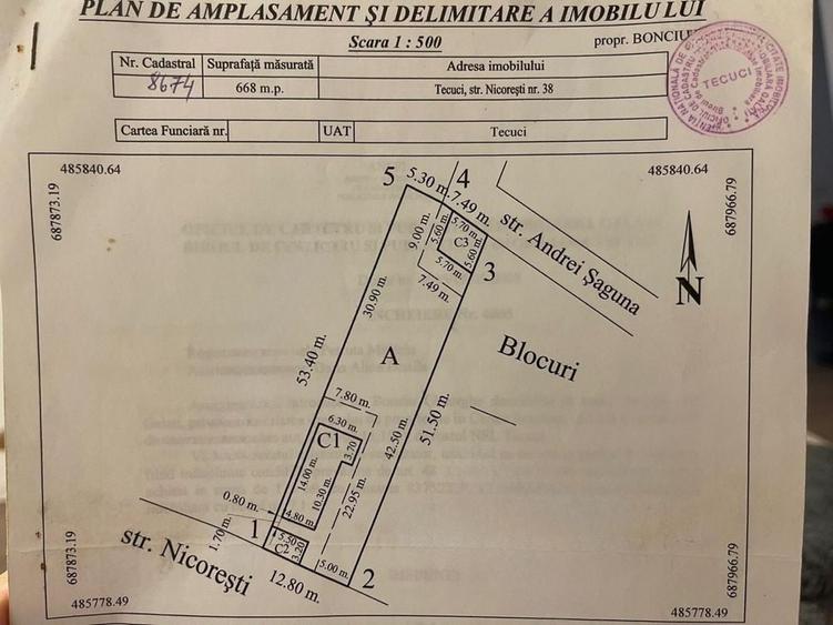 Casa Tecuci teren 670mp+anexe/2 iesiri strada Nicoresti-Andrei Saguna - 7
