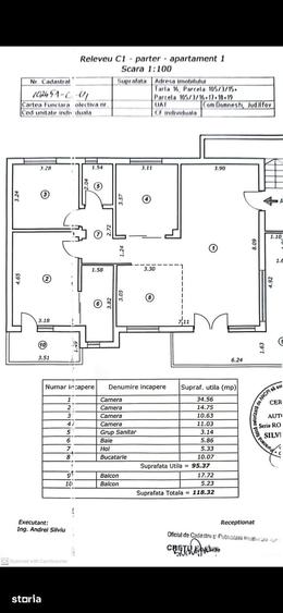 Apartament cu 4 camere în Domnești