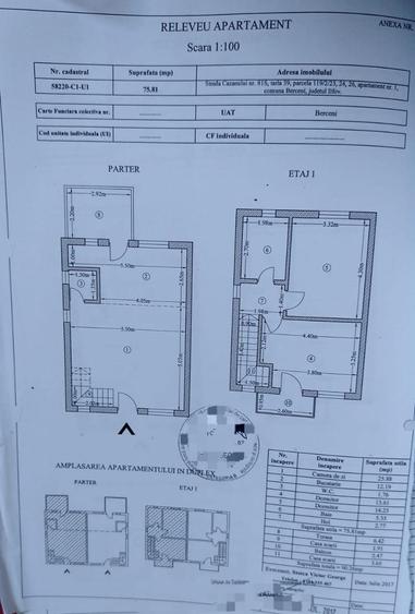 Casă cu 3 camere cu Teren 198 Mp în Berceni