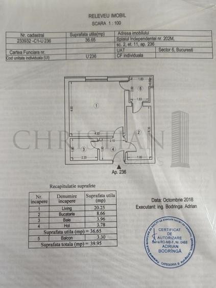 Studio 39 mpu - Etaj 10/12 - Cotroceni Smart Residence 2019 - 4