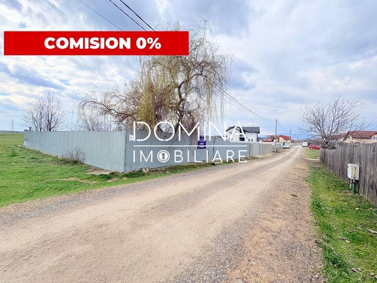 Teren Construcții extravilan de 1367 mp, în Sud-Vest