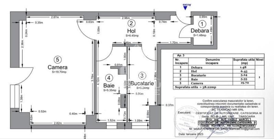 Apartament cu 1 camera, de vanzare, zona Soarelui, Timisoara - 3