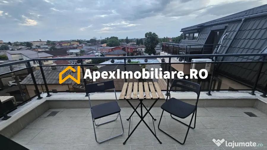 Apartament cu 2 camere semidecomandat, mobilat în Chitila
