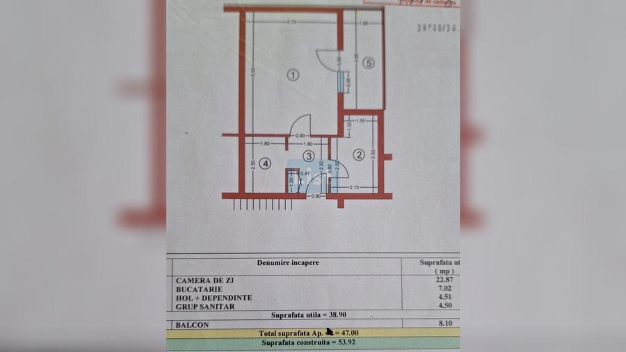 Garsonieră decomandată în Drumul Taberei