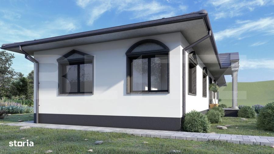 Casă cu 2 camere cu Teren 854 Mp în Central
